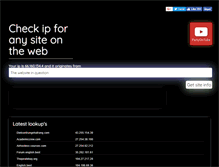 Tablet Screenshot of get-site-ip.com